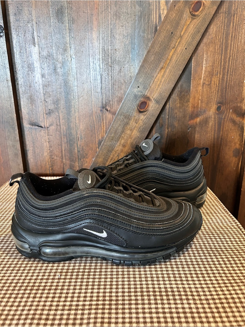 Nike Black Youth Air Max 97 Low-Top Sneakers